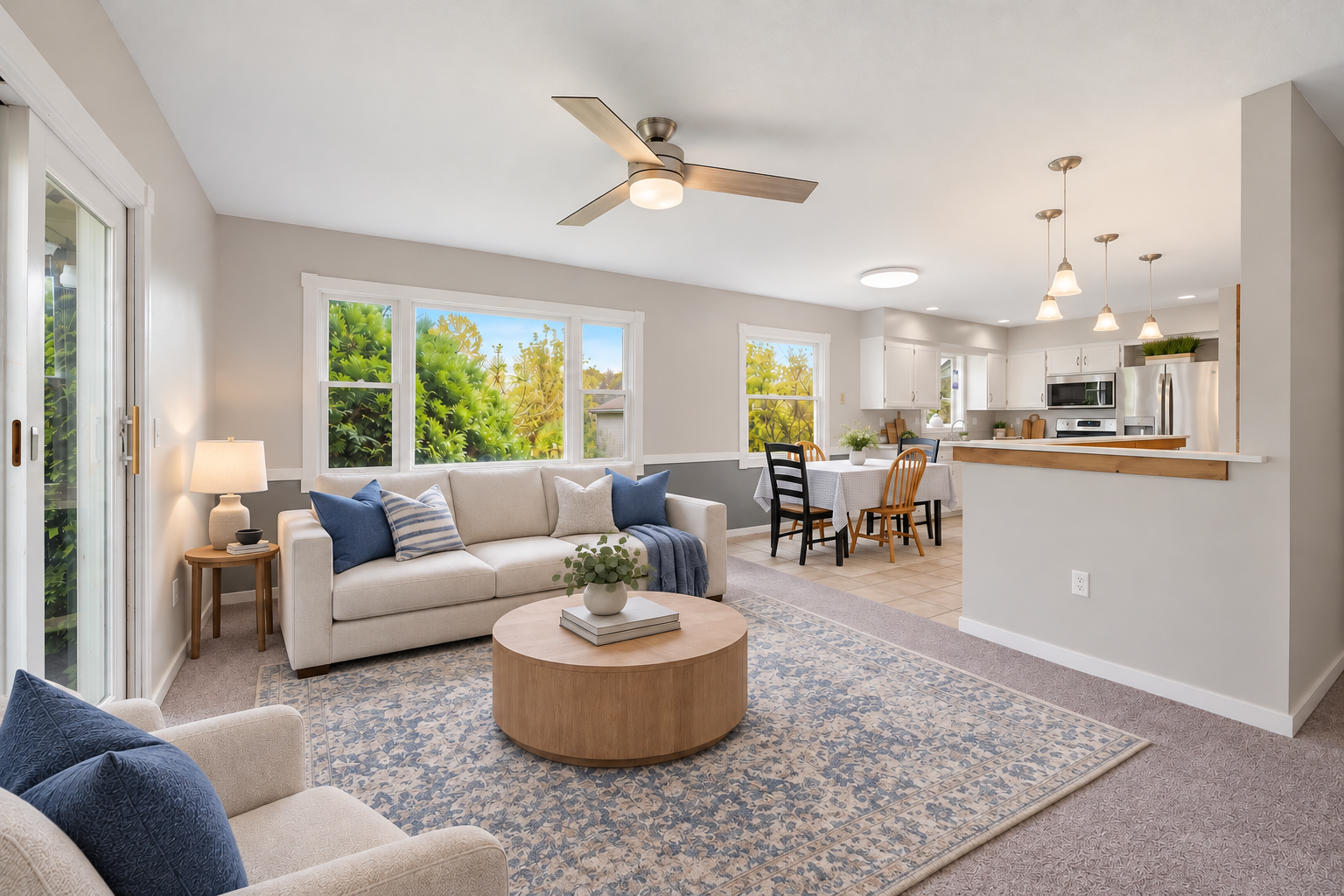 Living Room - Virtually Staged