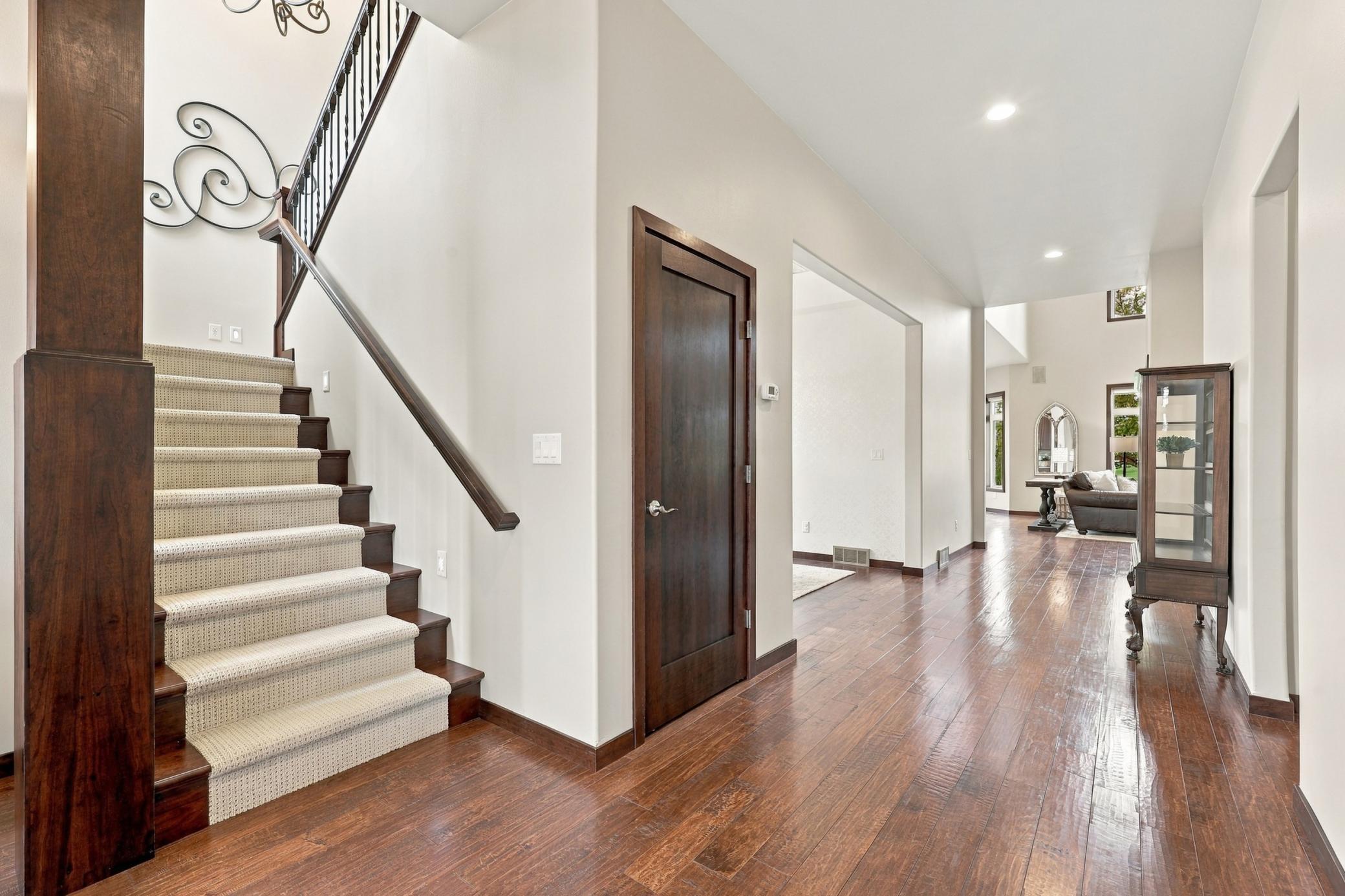 view from foyer towards great room