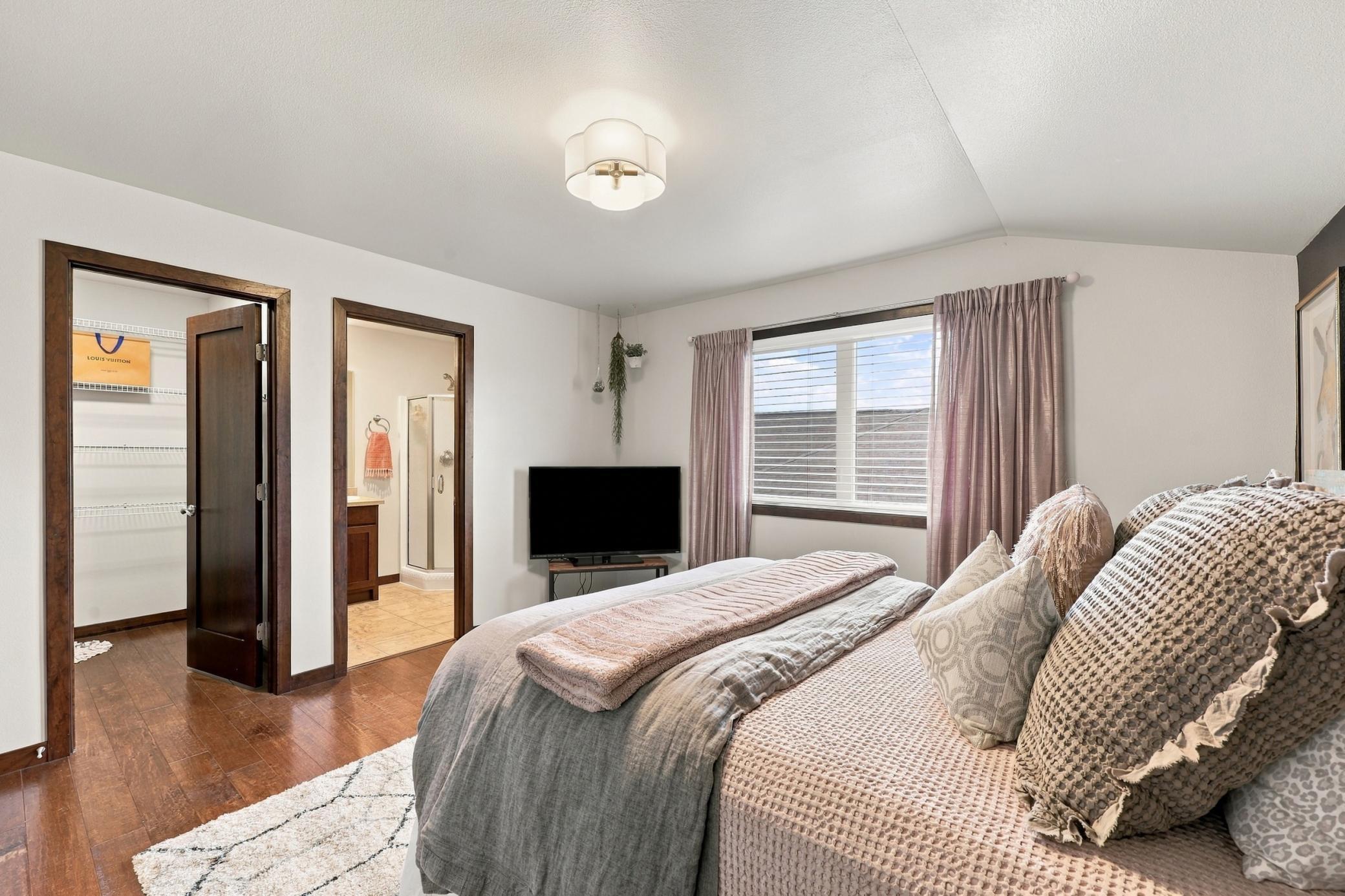 Bedroom 4 has walk-in closet and en-suite bath