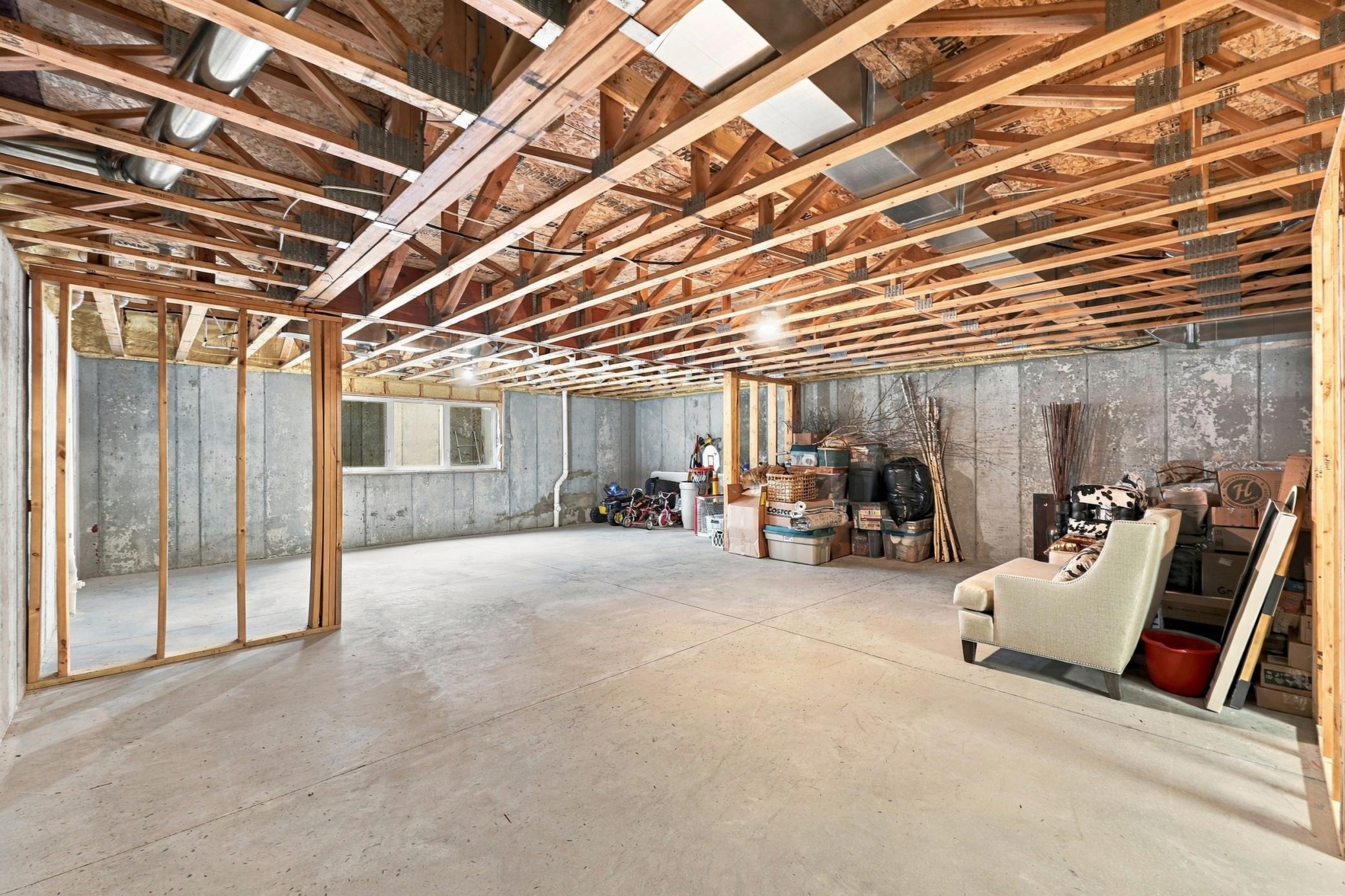 Unfinished basement - egress