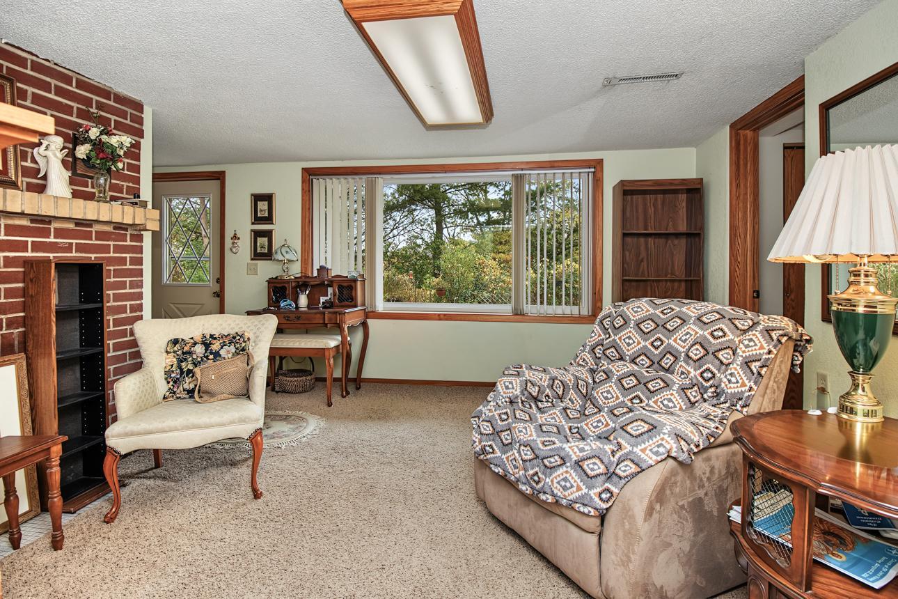 Family room walkout basement
