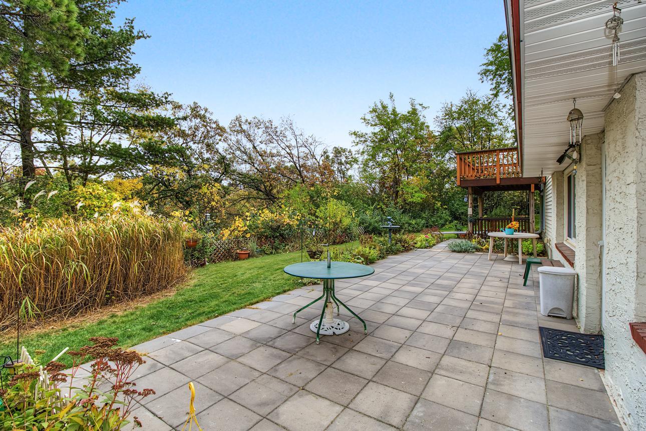 Private patio