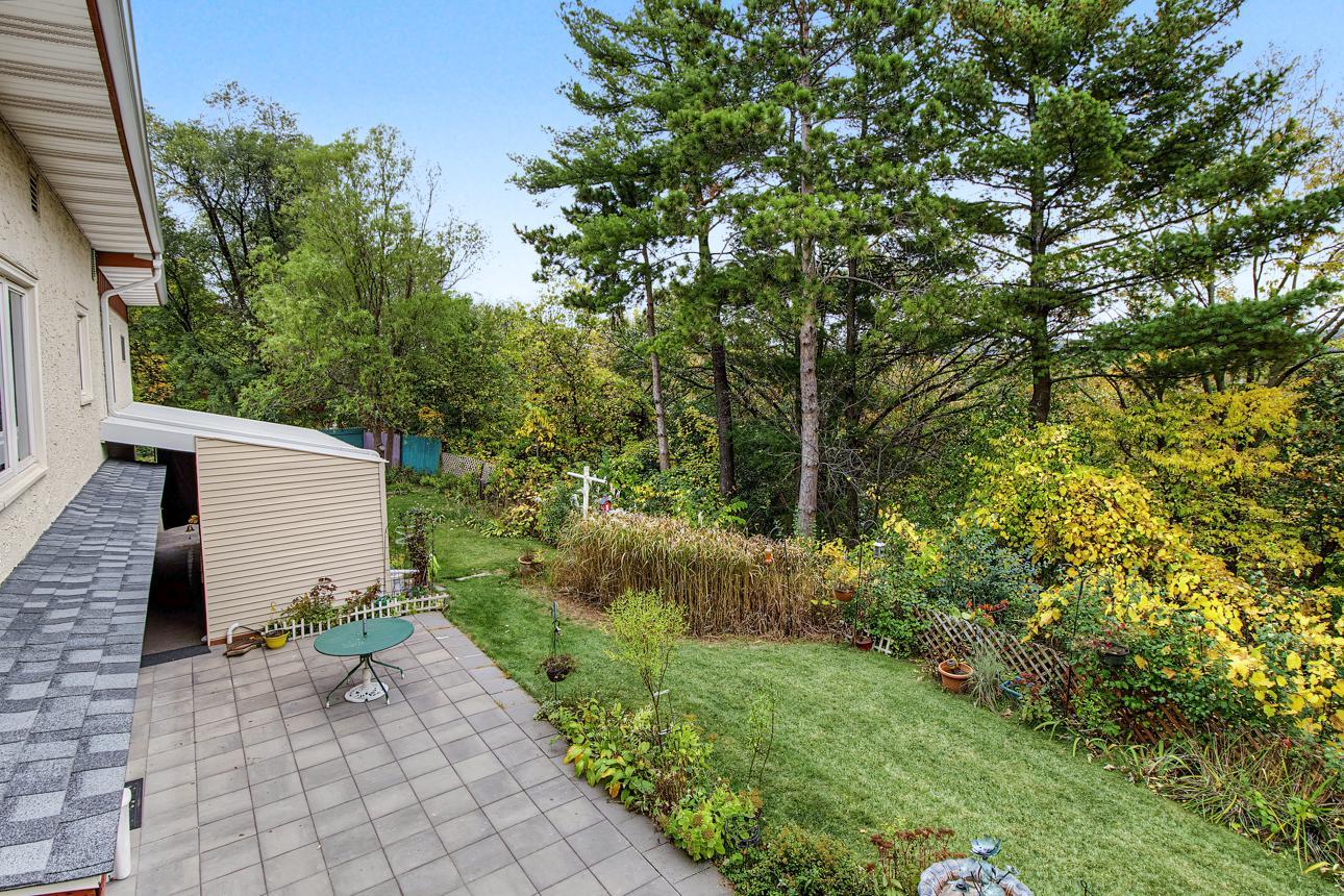 Private backyard