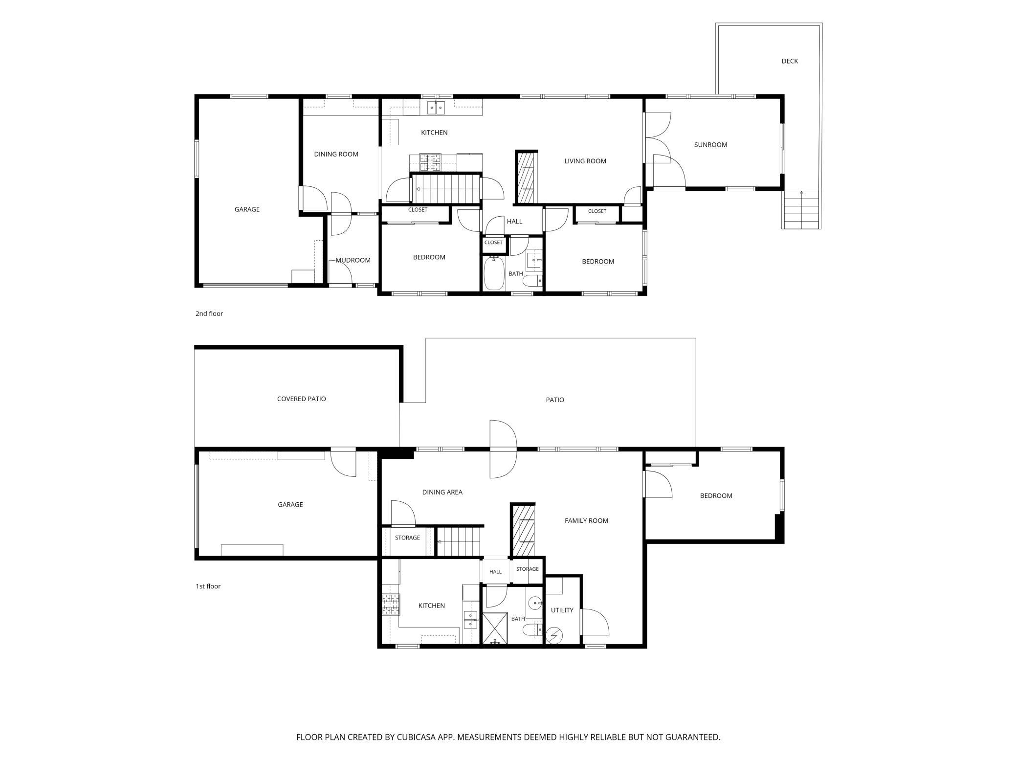 Floor plan - both levels