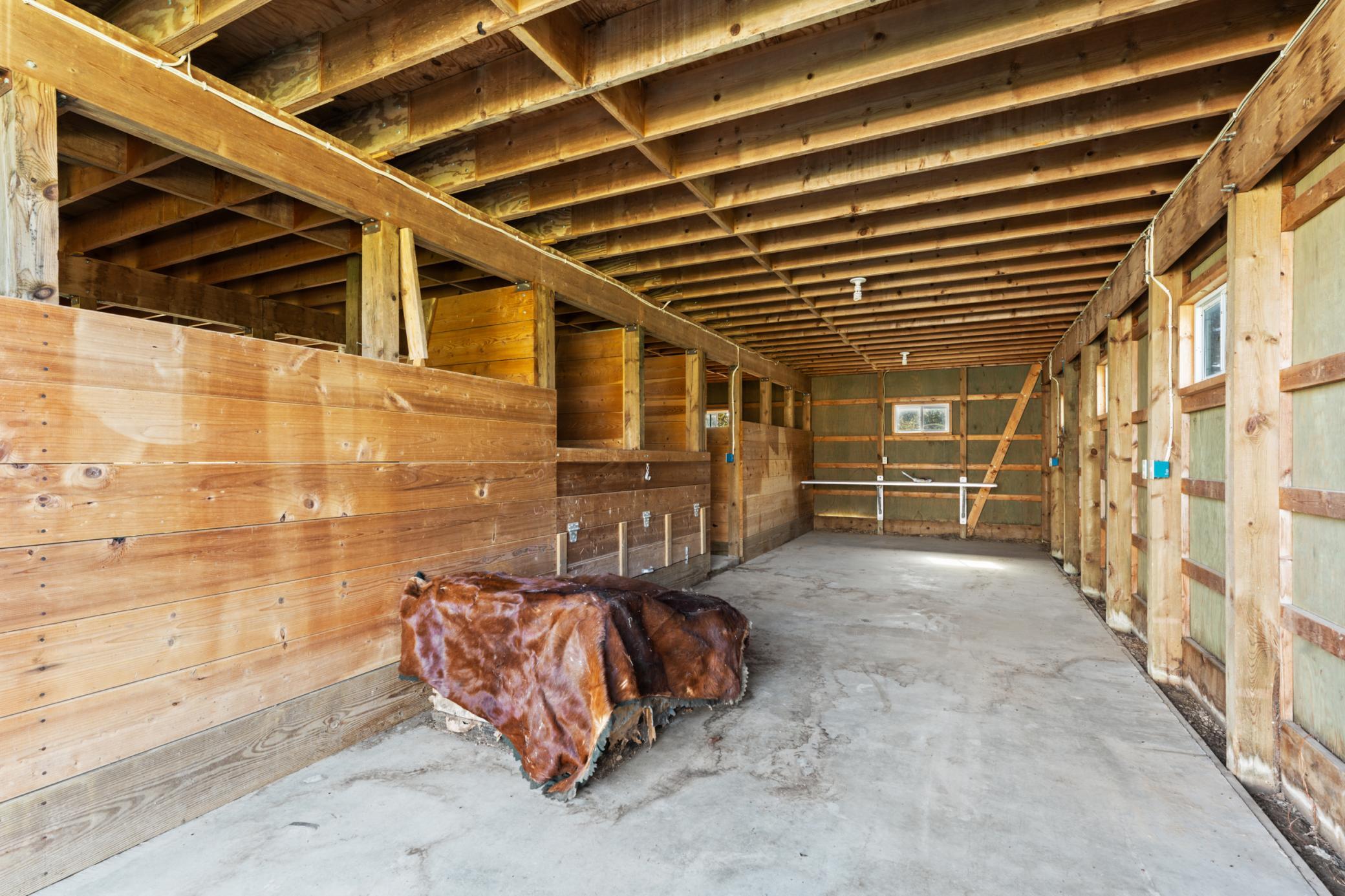 Storage within the Barn Shed