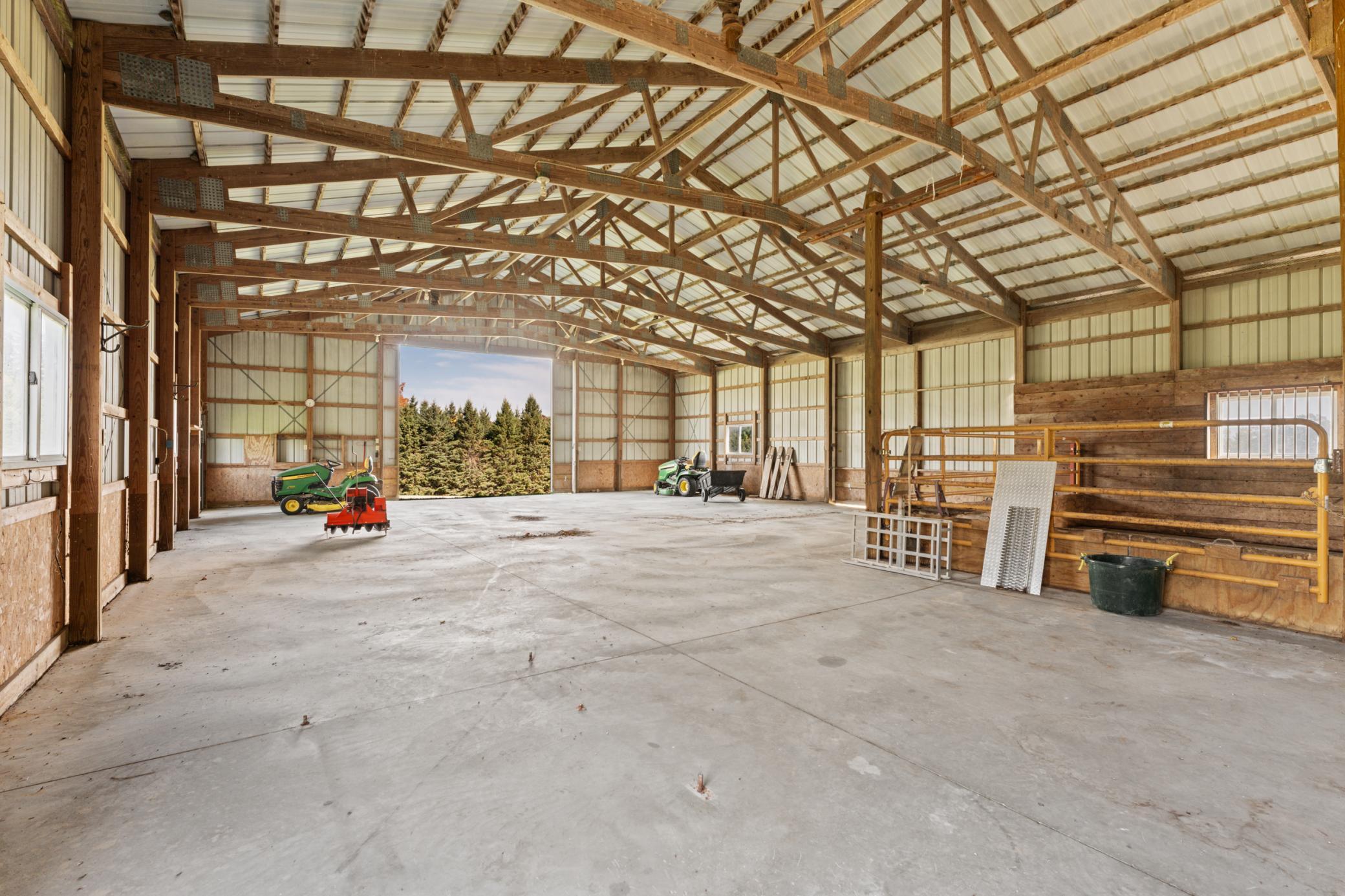42x60 Pole Shed with Concrete