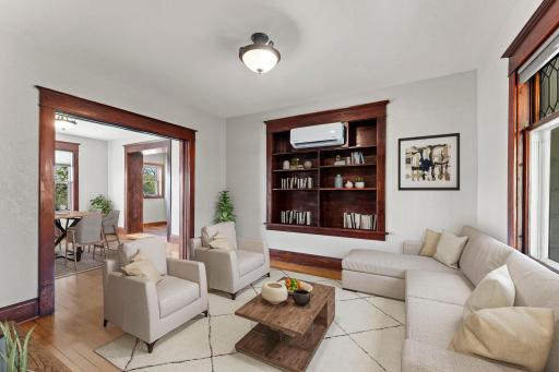 comfortable living room to catch that sunday game Photo has been digitally staged