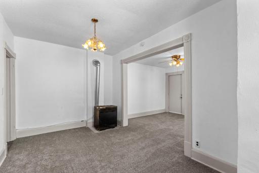 Second duplex dining area with access to the living area and kitchen