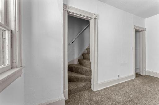 Second duplex staircase leading to upper level