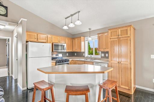 Breakfast bar or more room for baking and cooking