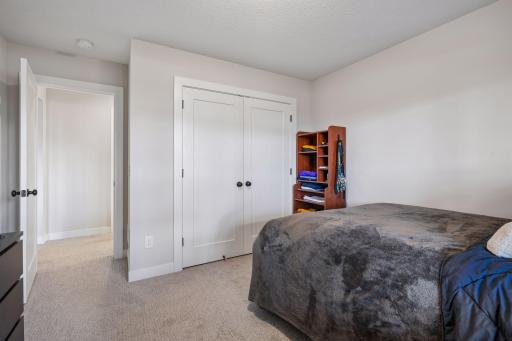 Fifth bedroom in the lower level with closet space