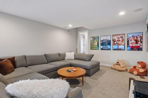 Upper level bonus room is great for games, hobby area, play room, or additional storage