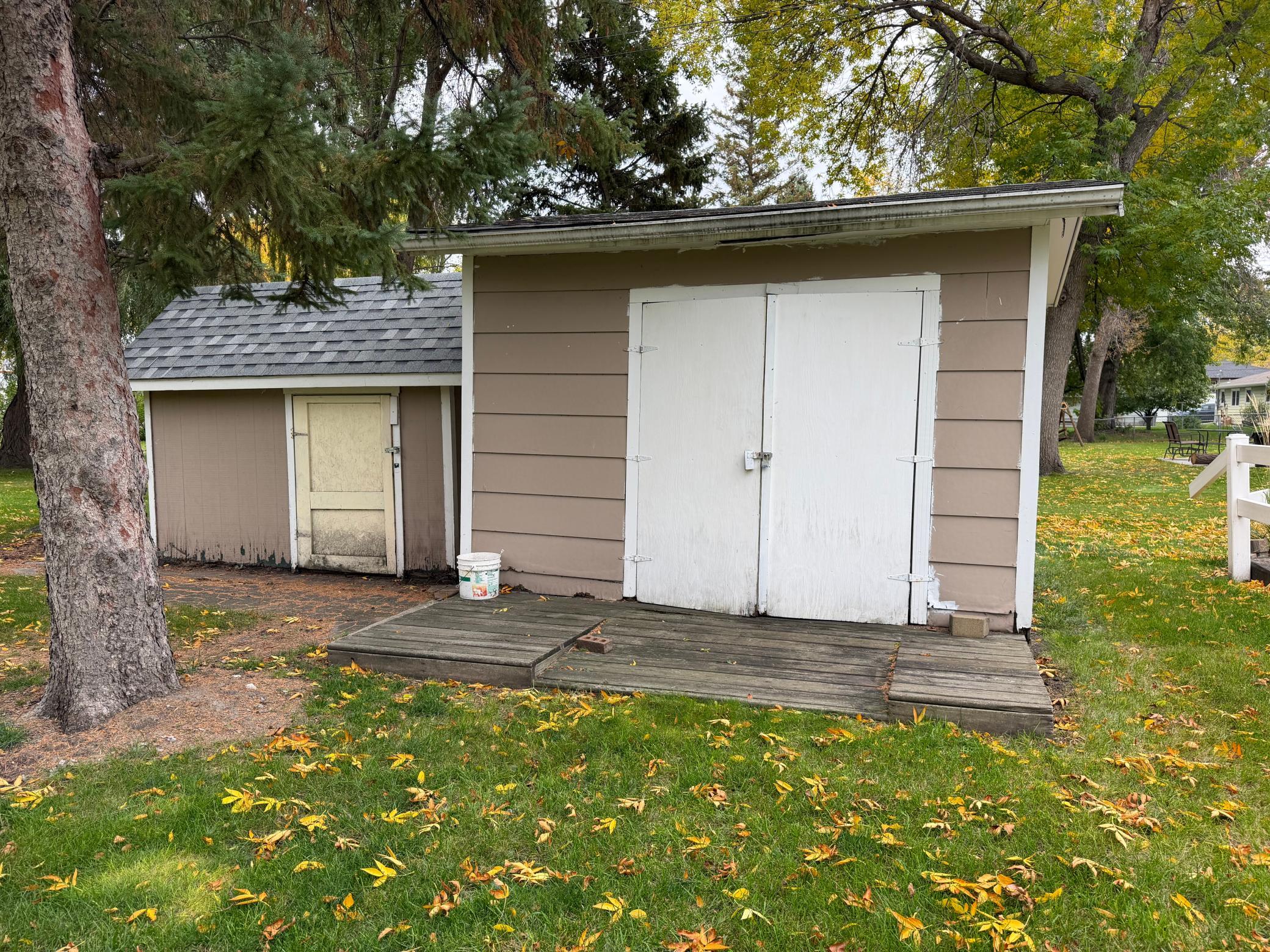 New shingles on small shed