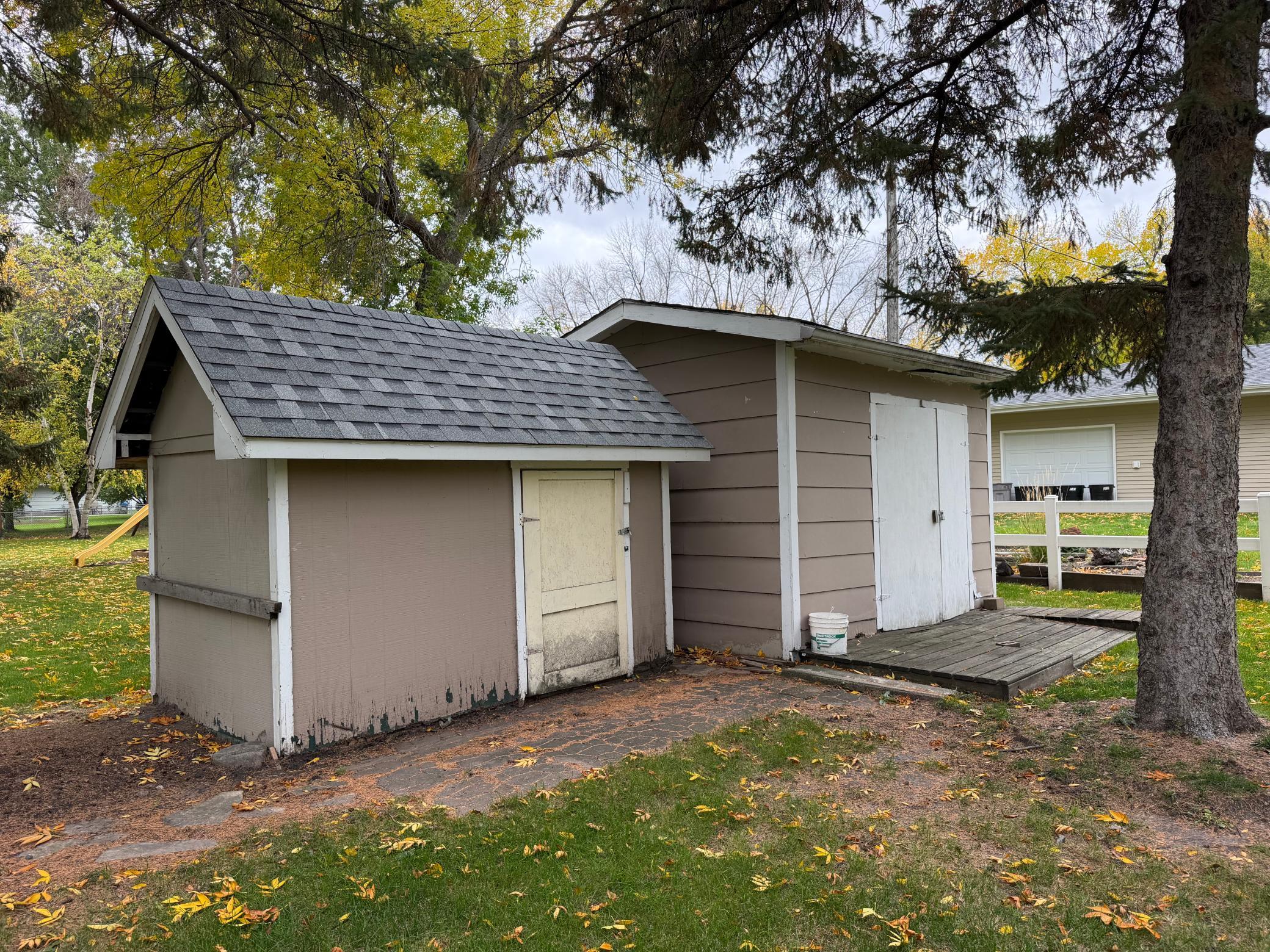 New shingles on small shed