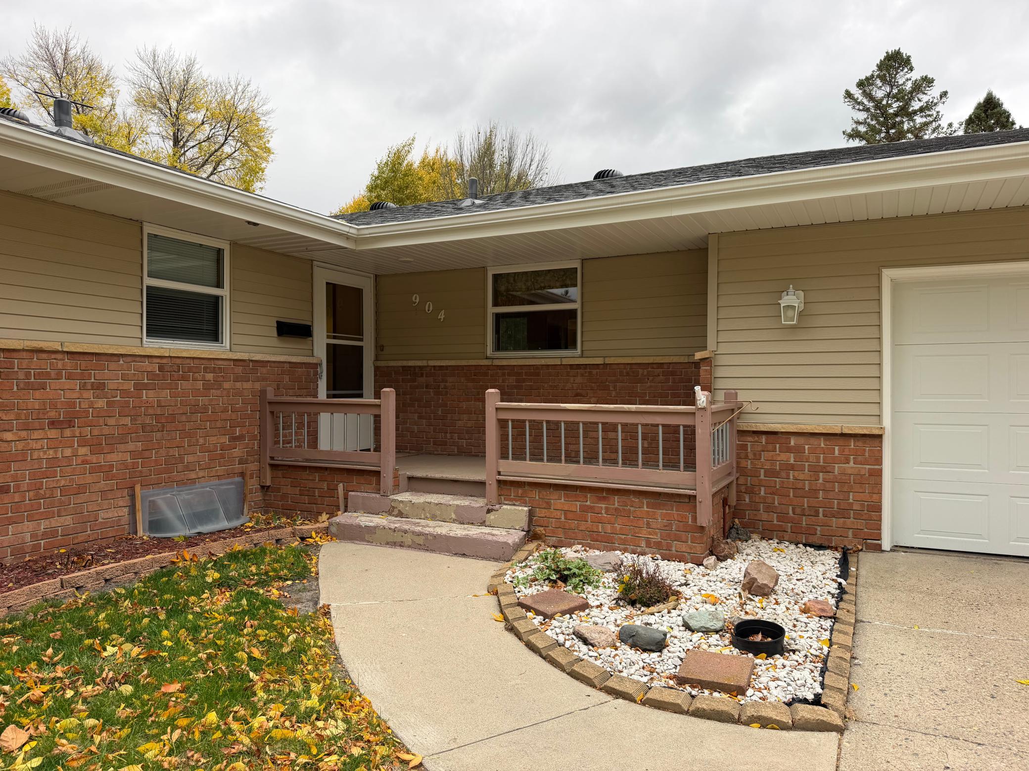 Welcoming front porch