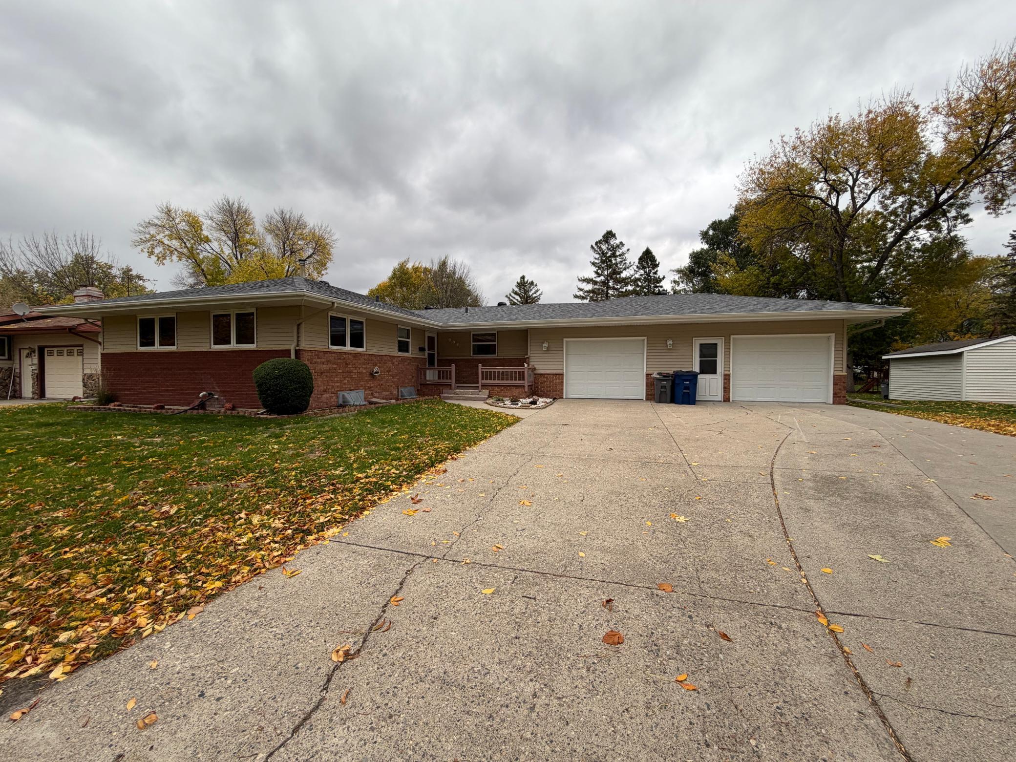 Large driveway, new shingles 2025