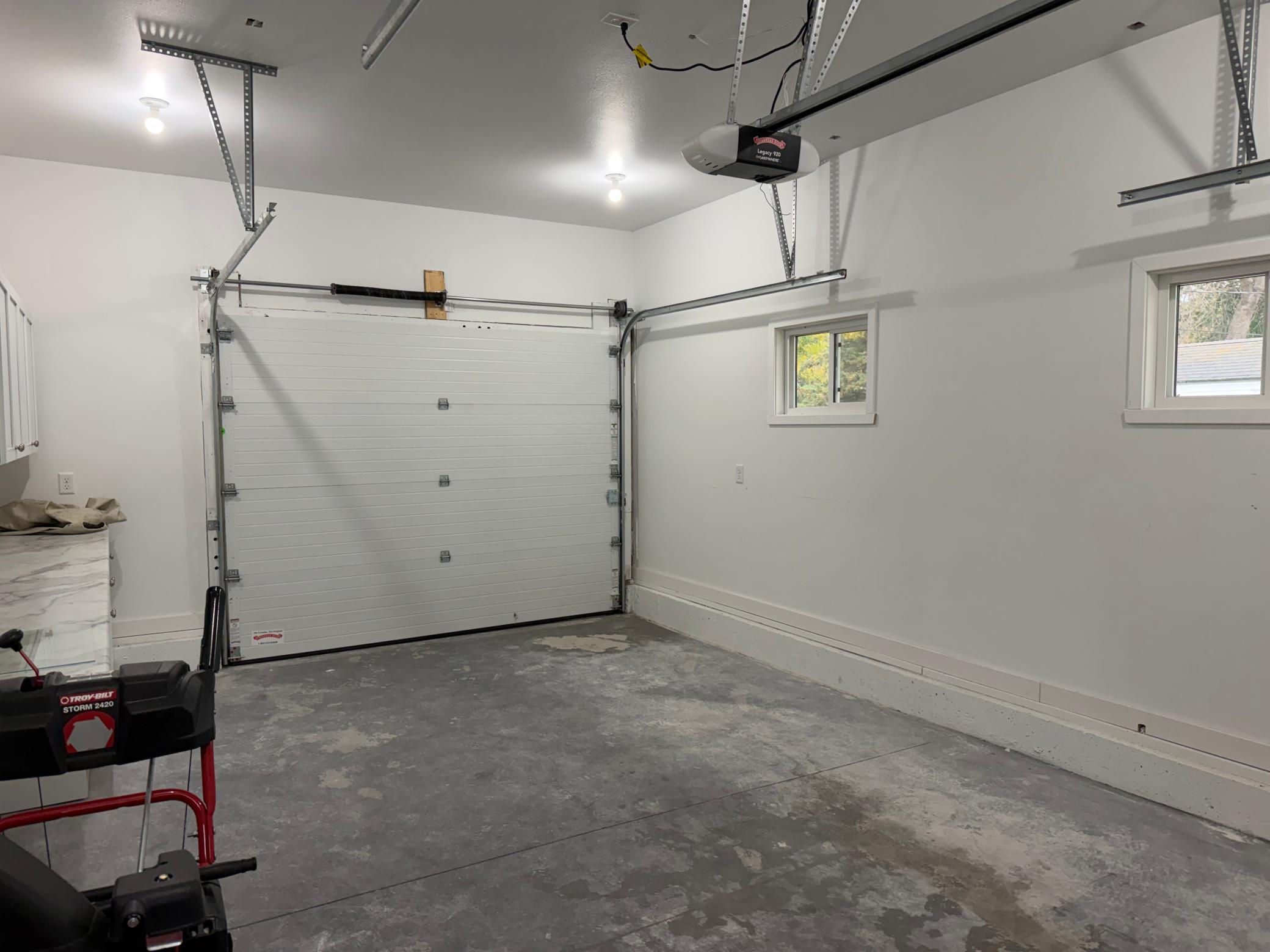 So handy to have a front and back garage