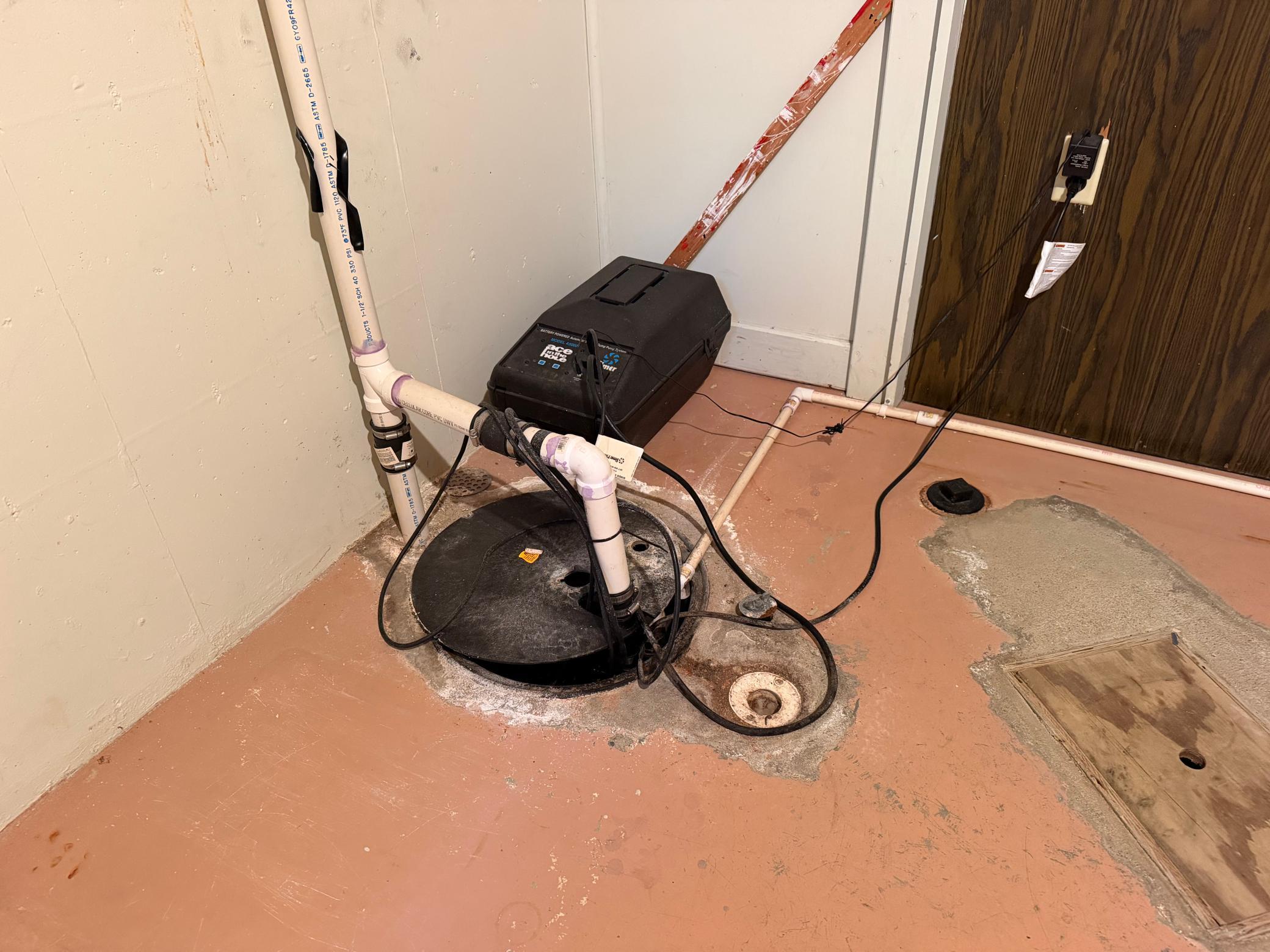 Sump pump back up