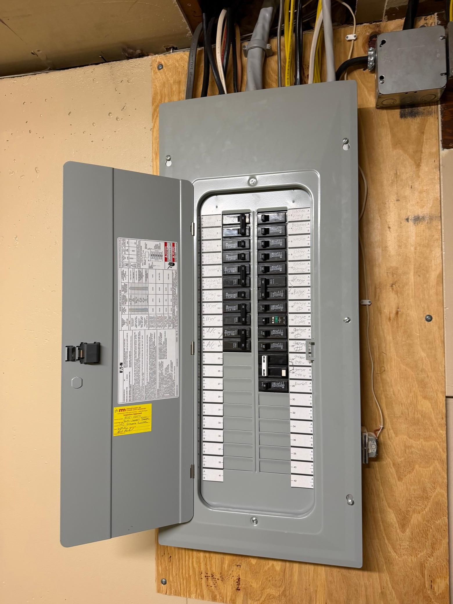 New service panel in 2025