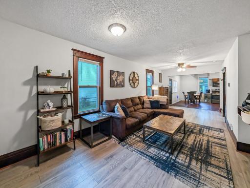 An inviting living space with an easy flow into the rest of the home, perfect for relaxing or gathering with friends.