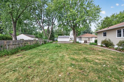 Second lot provides lot of space to enjoy outdoors.