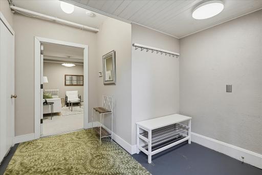 Private entrance to the lower level, walk out unit