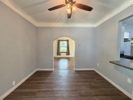 You can host the family in the newly remodeled dining room