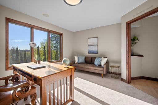 Mainfloor office could easily be used as a 6th bedroom