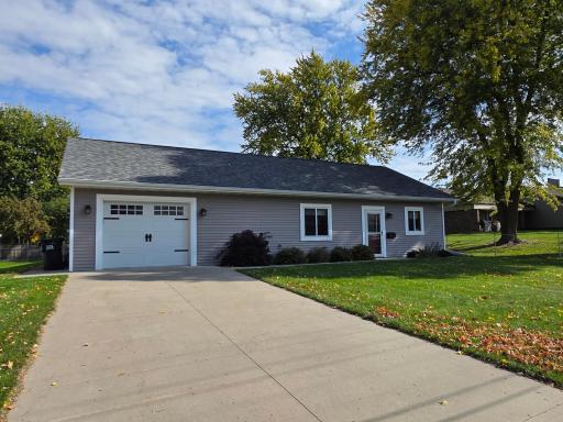 NO STEPS! NO HOA! Appreciate this near new home on a heated slab with private backyard!