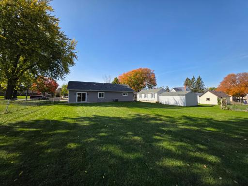 Large backyard for whatever your needs are - fence it in for pets or grow a huge garden.