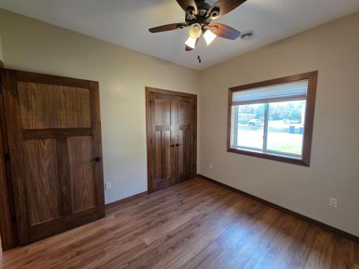 2nd bedroom - quality wood and trim throughout with Hayfield windows.