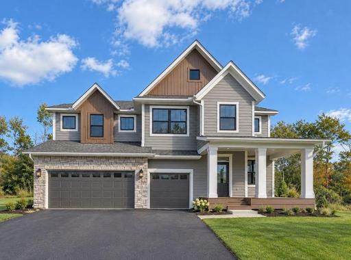 COMPLETED AND READY TO GO! The Stonecrest plan by Robert Thomas Homes. *Image may include AI-generated or digitally enhanced landscaping for illustrative purposes only.