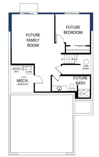 Lower Level Floor Plan. Information deemed reliable but not guaranteed.
