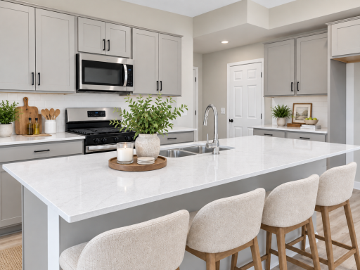 Designed for entertaining, this expansive kitchen showcases a massive center island with seating, creating the perfect gathering space. *Photo of similar home. Virtually staged.