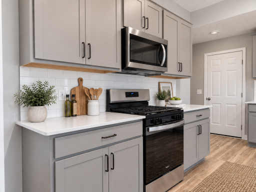 Stainless steel appliances throughout. *Photo of similar home. Virtually staged.