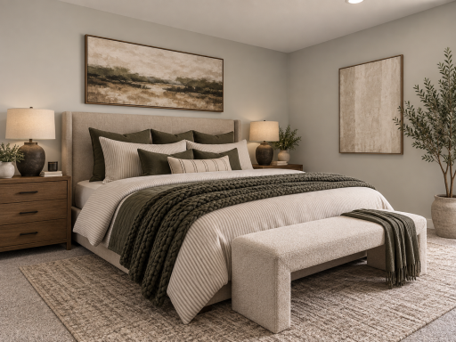 Enjoy your own private retreat in the generously sized primary bedroom with his and her closets. *Photo of similar home. Virtually staged.