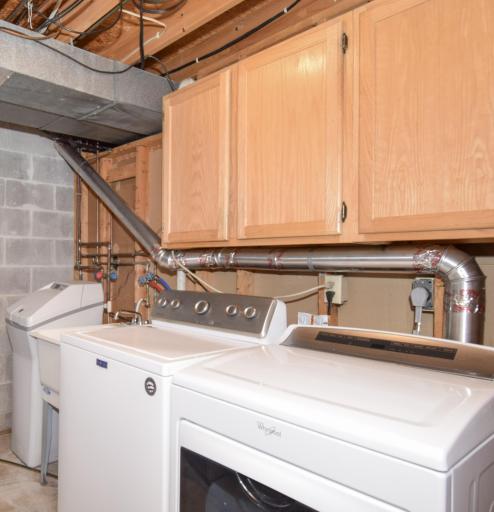 NEWER Laundry Set Stays with the Home-You are All Set! Softener is Owned and Transfers with Property-Move Right In and Enjoy-No Work to Do!!!