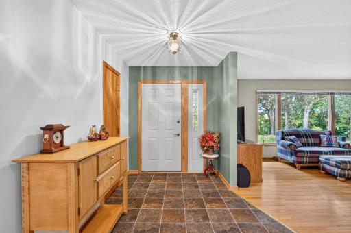 Your front foyer leading into the living room.