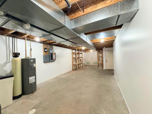 Large Storage area & additional garage access
