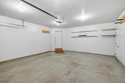 Garage is finished, insulated, has an epoxy floor and is ready to add a garage heater!