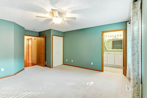Don't let the small door deceive you, opens to a huge walk in closet!