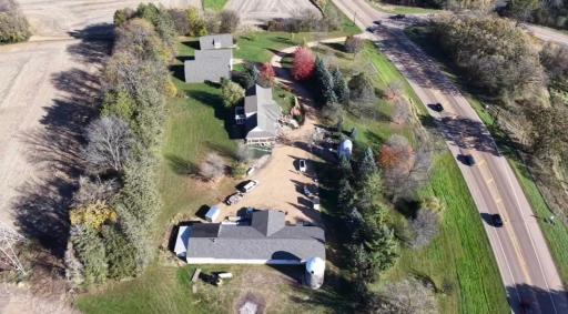 5.77 acres on hill with trees making it private from public