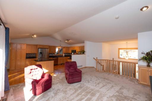 Open sightlines connect the main living areas.