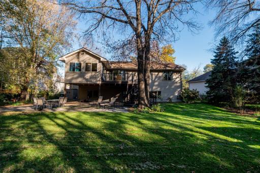 Enjoy outdoor living with both a deck and patio.