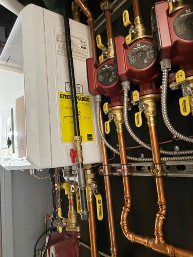Brand new hot water boiler system
