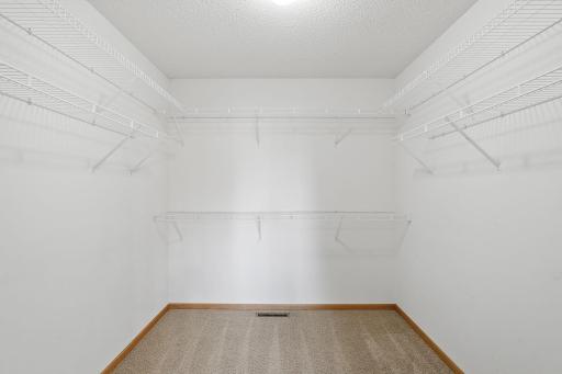 Large walk in closet!
