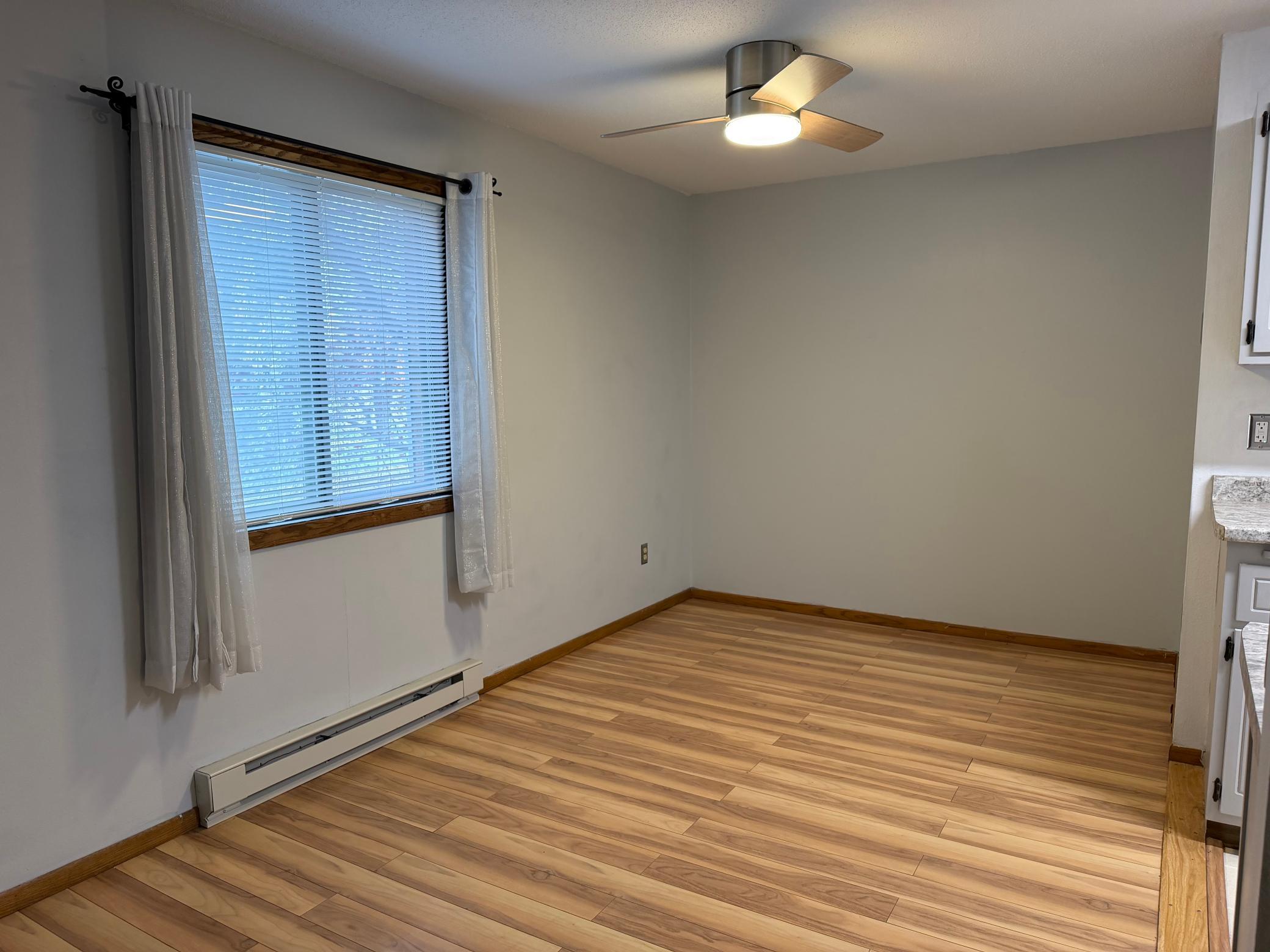 Dining room, large window and space