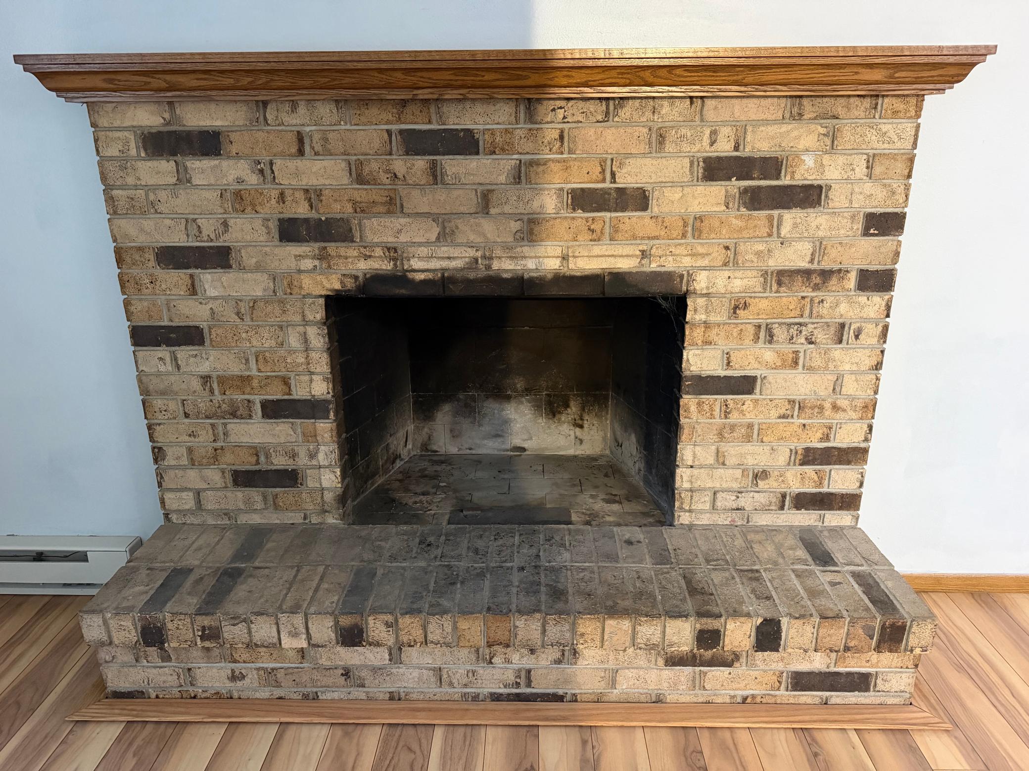 Seller has never used fireplace