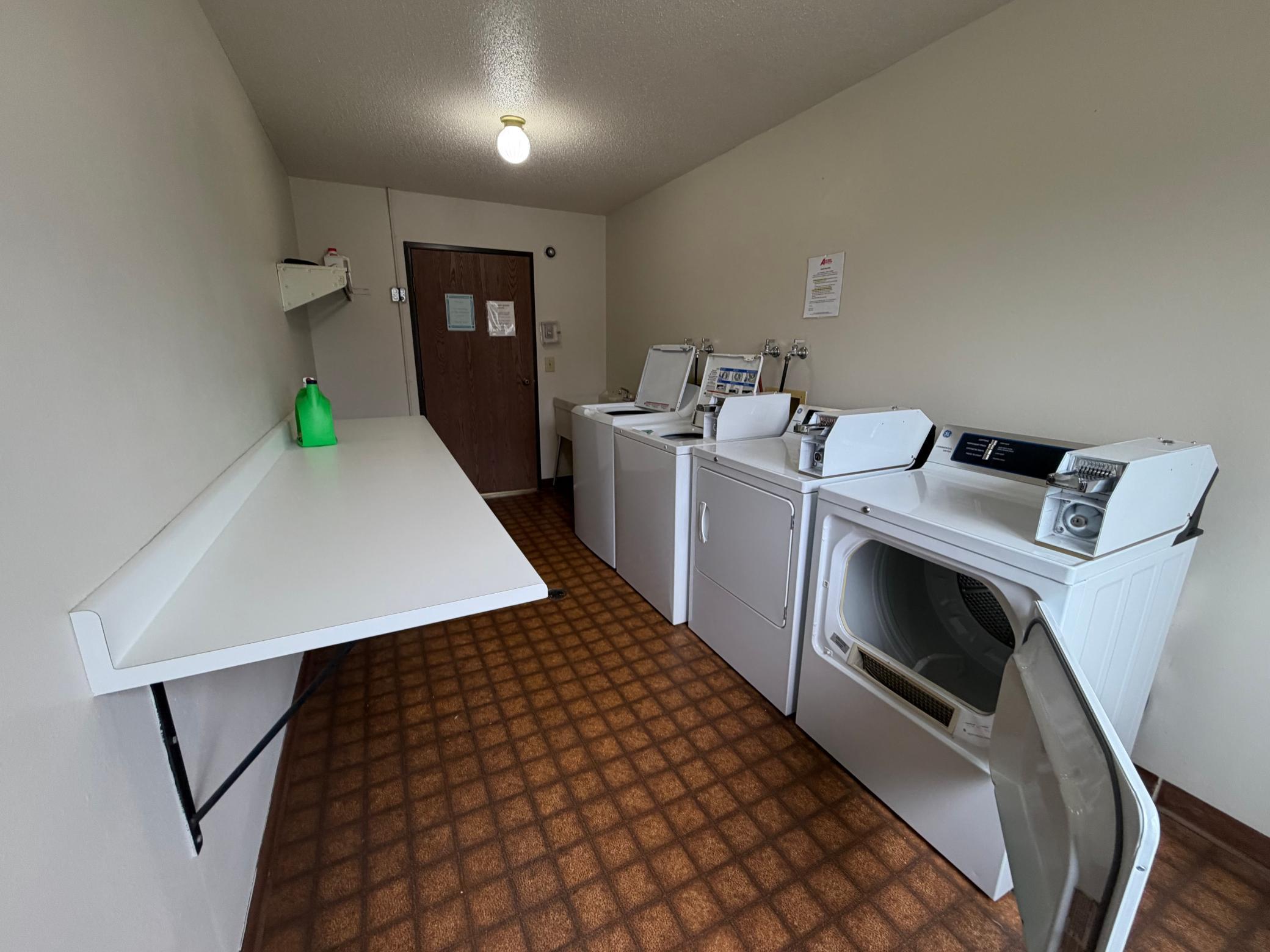 Laundry room just down the hall