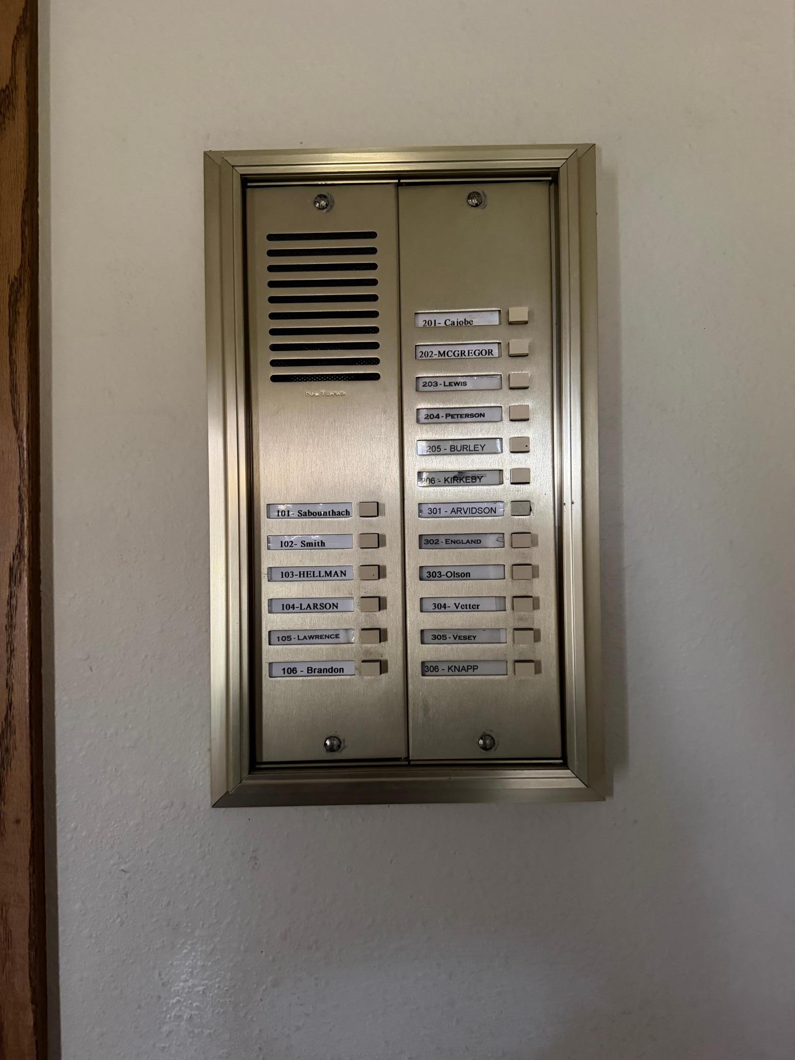 Secured building